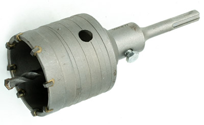 Коронка SDS+ Bohrer 75 мм по бетону твердосплавная ударная (в сборе с держателем) (20/5/1)