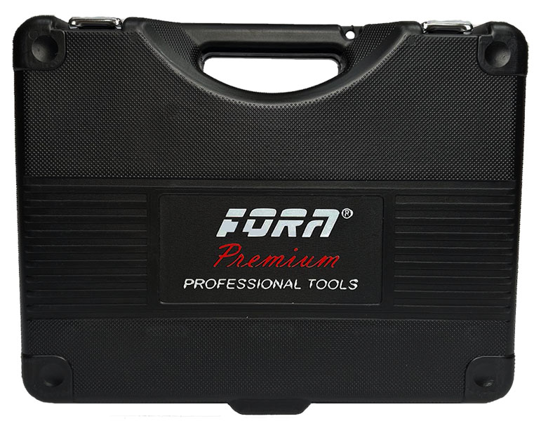 Набор торцевых головок 1/4" и 1/2" 108+6 пр. FORA PREMIUM