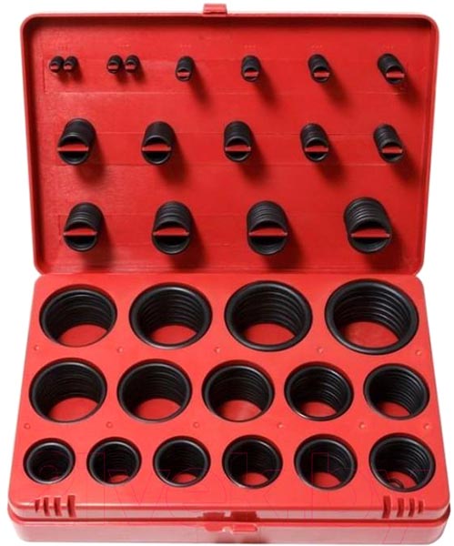 Набор уплотнительных колец, резиновые маслобензостойкие 407 пр, метрические STAB Premium