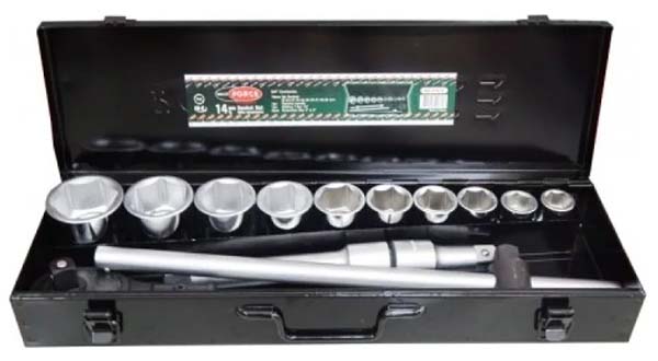 Набор торцевых головок 3/4" 14 пр. 6 гранных (17-50мм) STAB