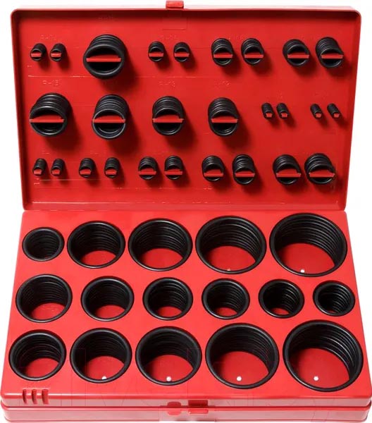 Набор уплотнительных колец, резиновые маслобензостойкие 419 пр, метрические STAB Premium